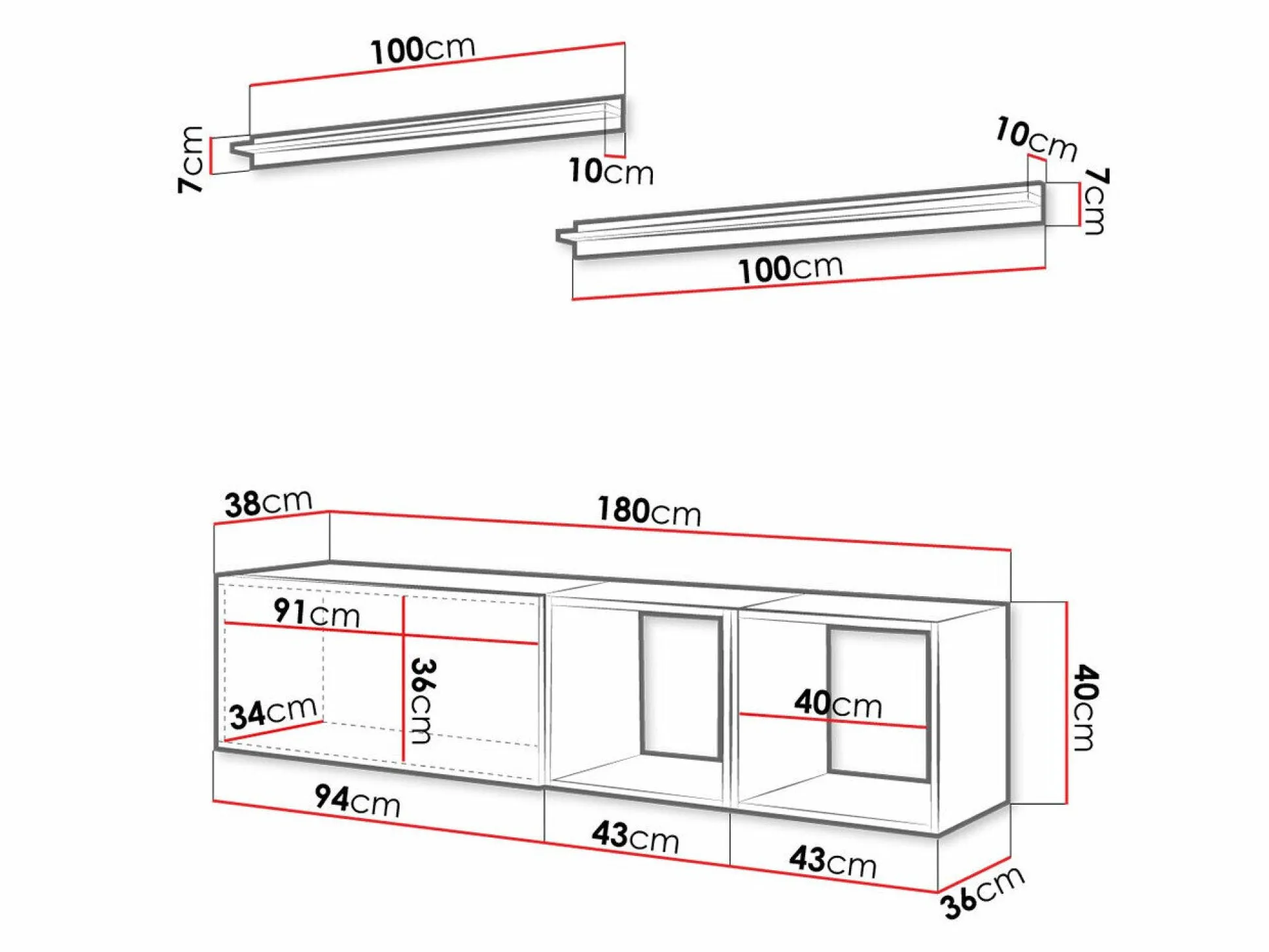 Stuemøbelsæt Fraga