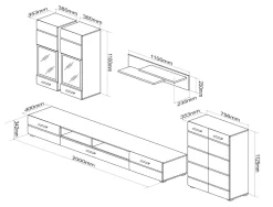 Stuemøbelsæt Houston 2085
