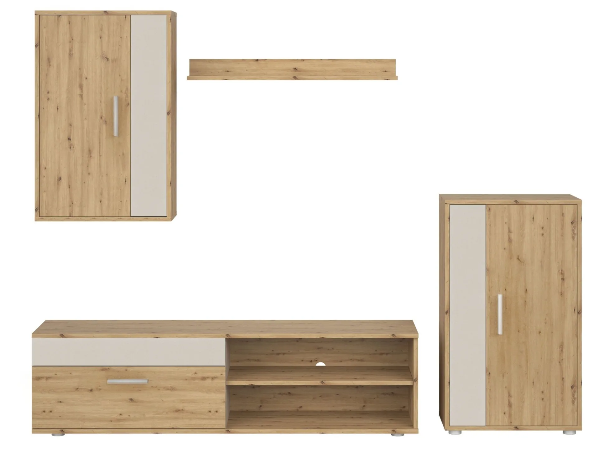 Stuemøbelsæt Houston 2087 (Artisan eg + Kashmir)