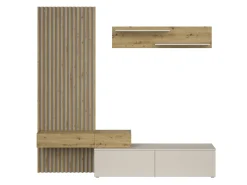 Stuemøbelsæt Houston 2086 (Artisan eg + Kashmir)