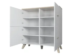 Stuemøbelsæt Larfloi 113 (Wotan eg + Sort)