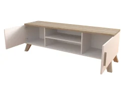 Stuemøbelsæt Larfloi 113 (Wotan eg + Sort)