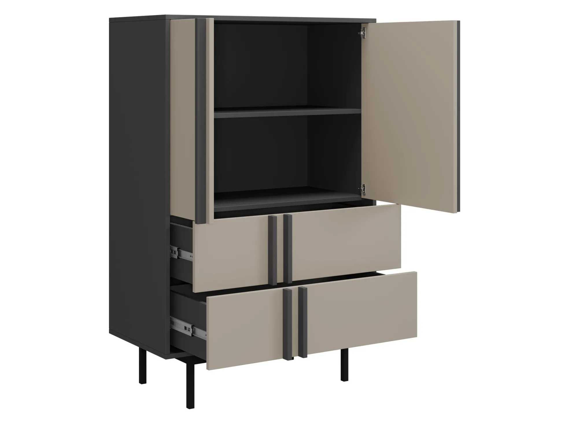 Stuemøbelsæt Levali 116 (Støvet grøn)