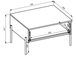Stuemøbelsæt Levtenu 118 (Egetræ)
