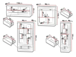 Stuemøbelsæt Lircava 119 (Lefkas eg)