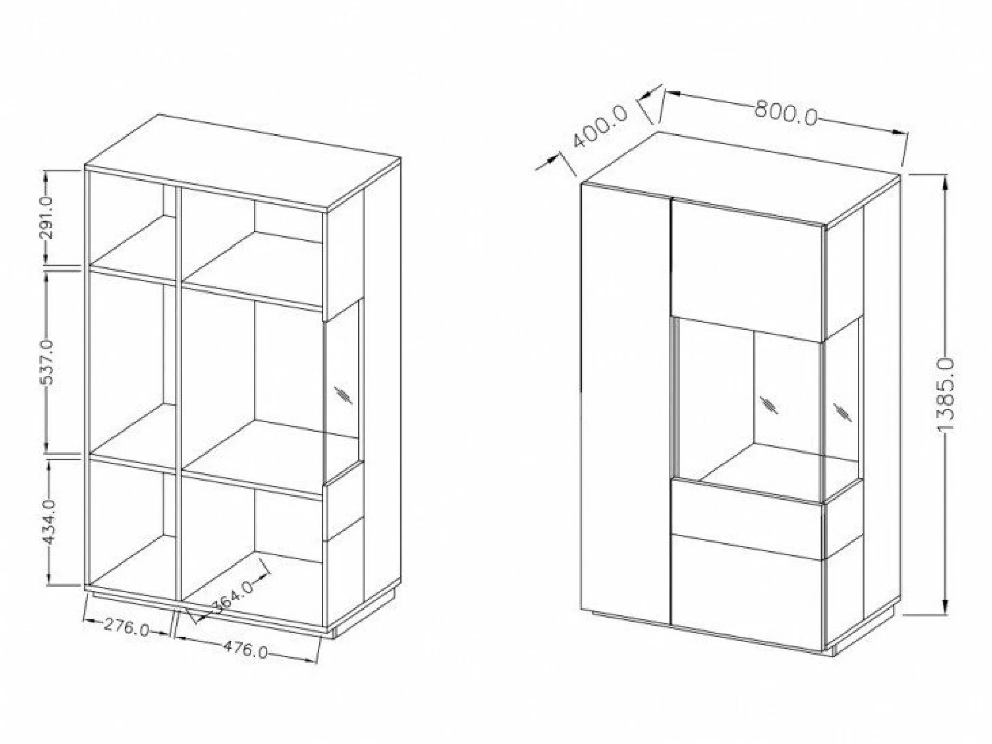 Stuemøbelsæt Livlore 109 (Matera grå + Wotan eg)