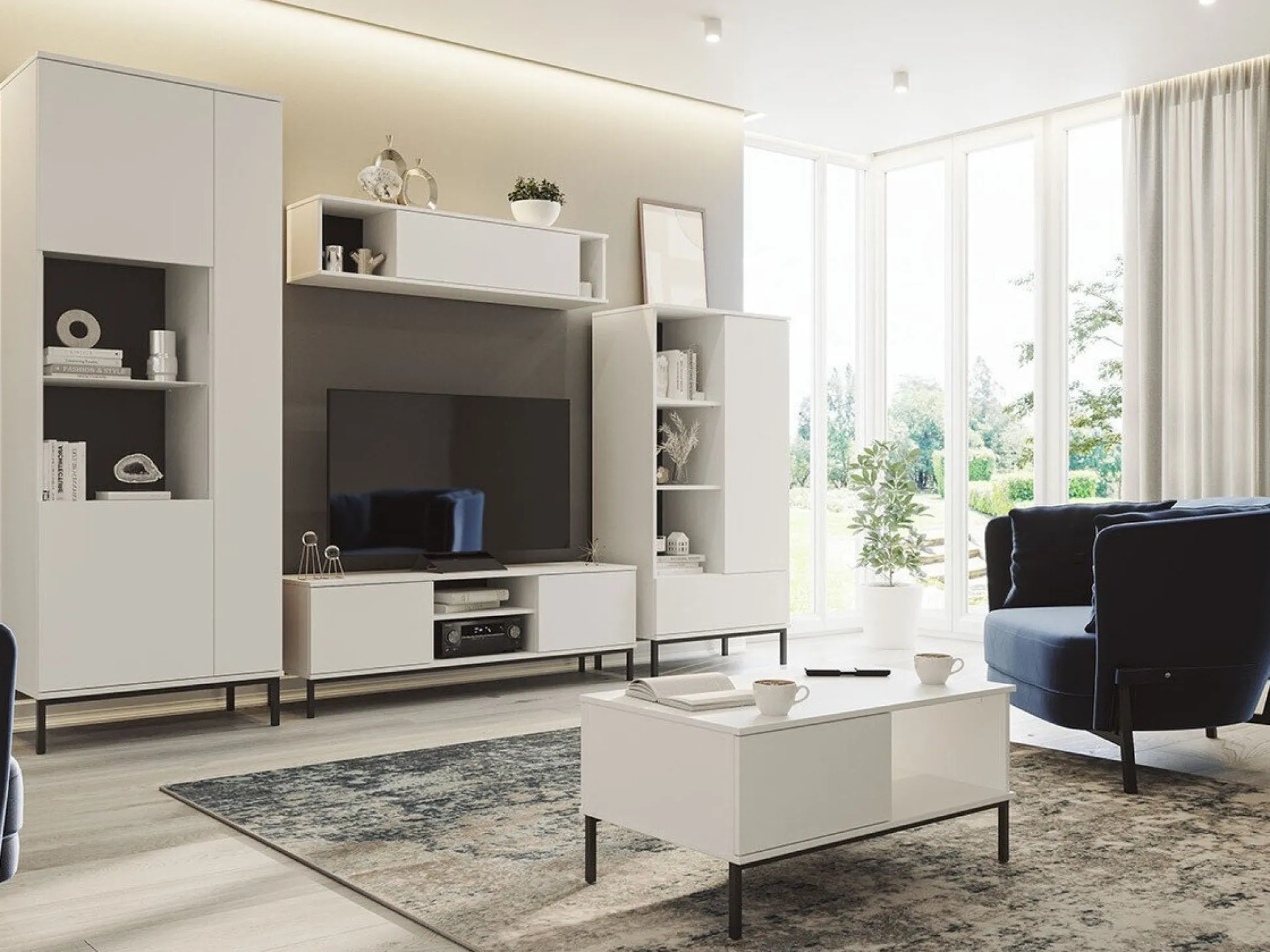 Stuemøbelsæt Lomsore 108 (Hvid)