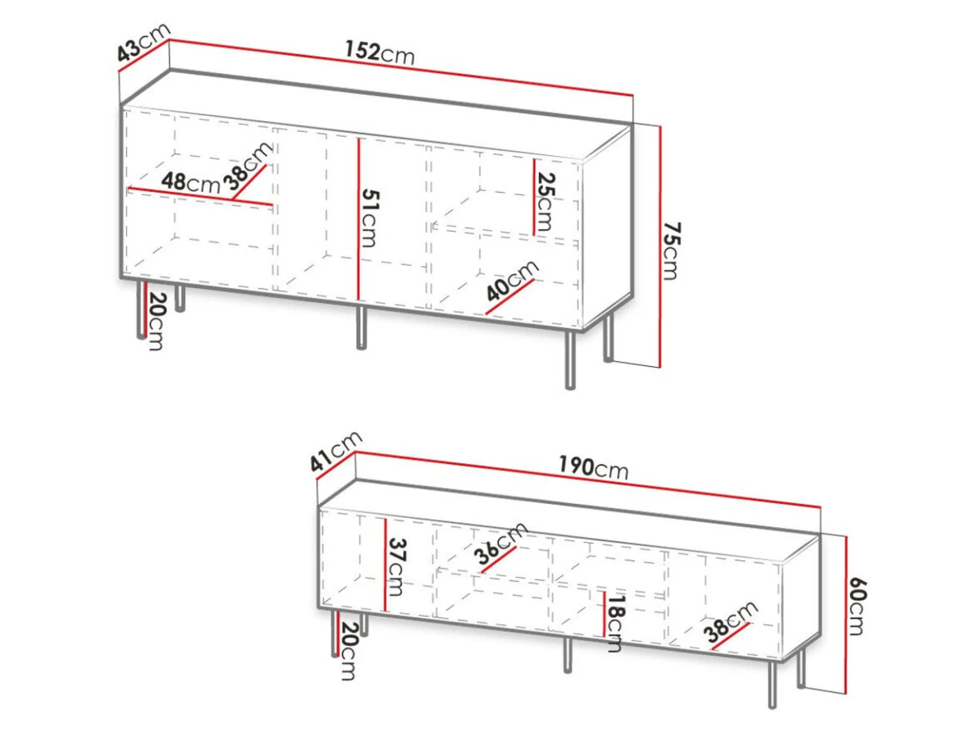 Stuemøbelsæt Lorelbo 104 (Sort + Gylden)