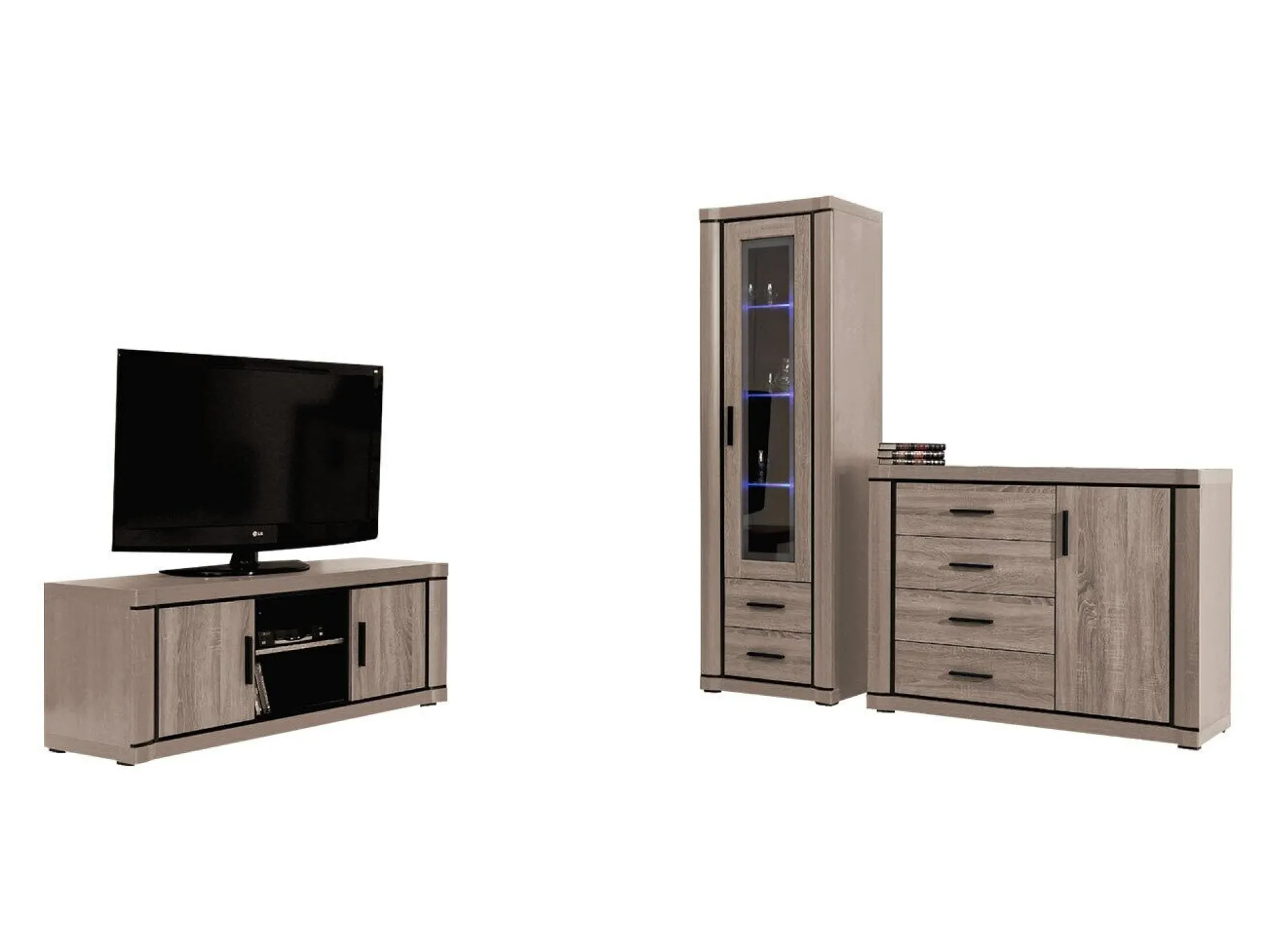 Stuemøbelsæt Lorelie 122 (Trøffel egetræ)