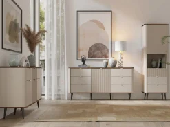 Stuemøbelsæt Lufela 122 (Kashmir + Valnød)