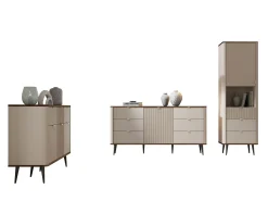 Stuemøbelsæt Lufela 122 (Kashmir + Valnød)