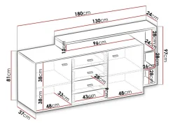 Stuemøbelsæt Lutiva 107