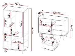 Stuemøbelsæt Mardalu 108