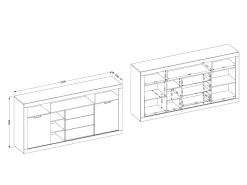 Stuemøbelsæt Melmava 106