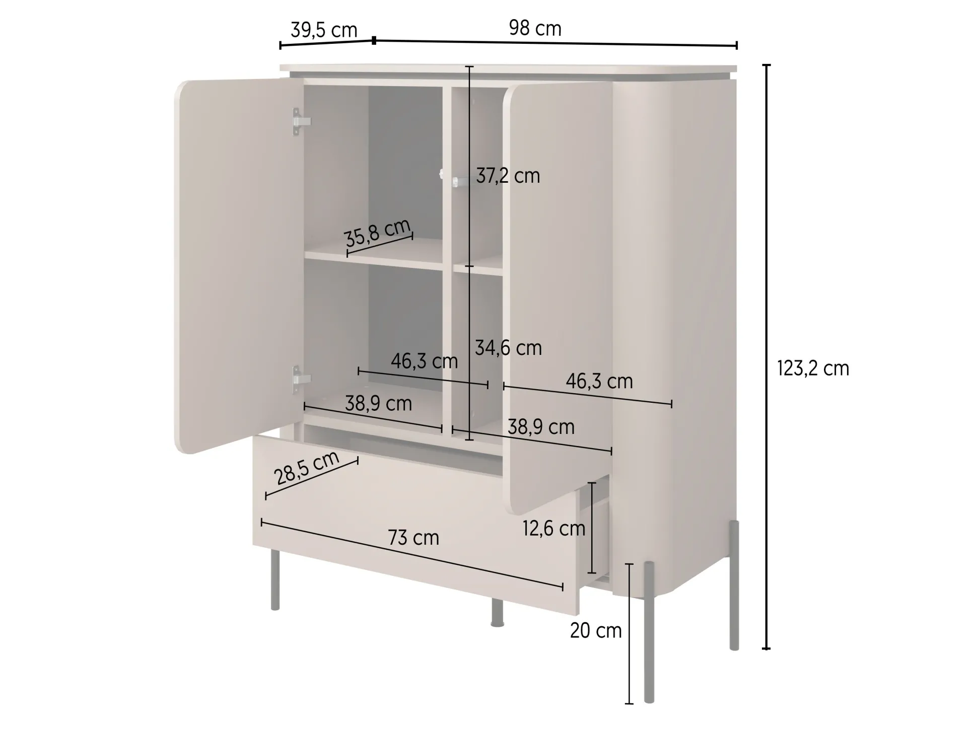 Stuemøbelsæt Mirbeno 103