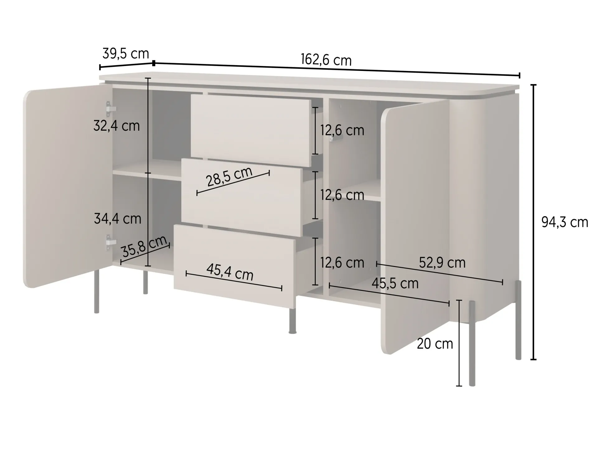 Stuemøbelsæt Mirbeno 103