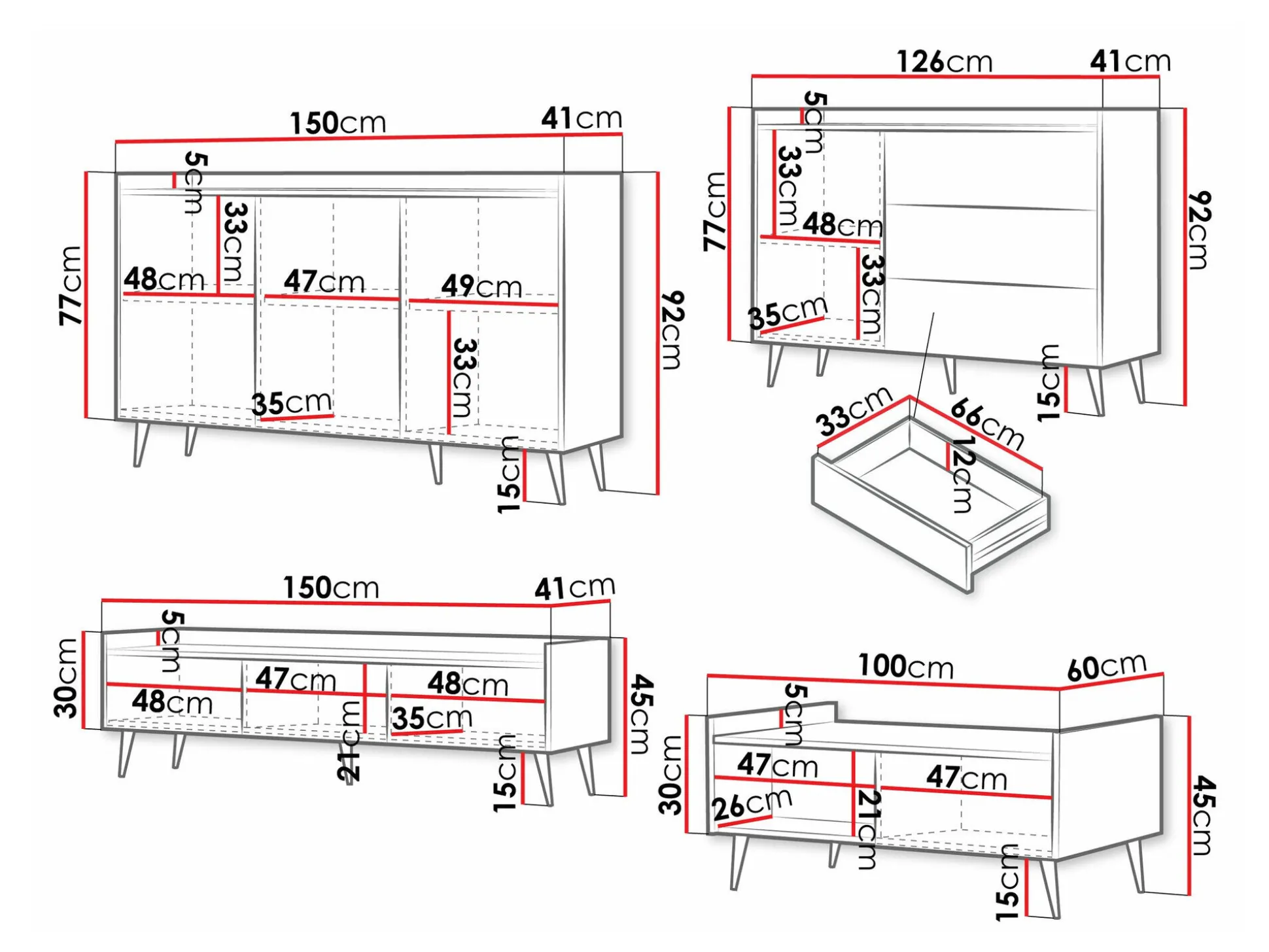 Stuemøbelsæt Mirfivu 109