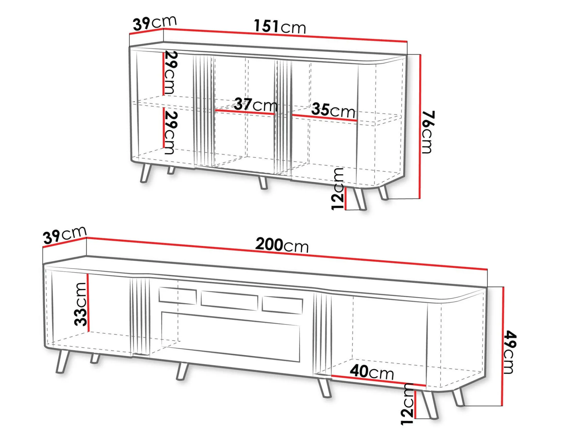 Stuemøbelsæt Modus (Kashmir + Sort)