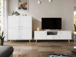 Stuemøbelsæt Monfera 105 (Hvid)