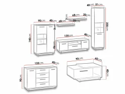 Stuemøbelsæt Morlira 115