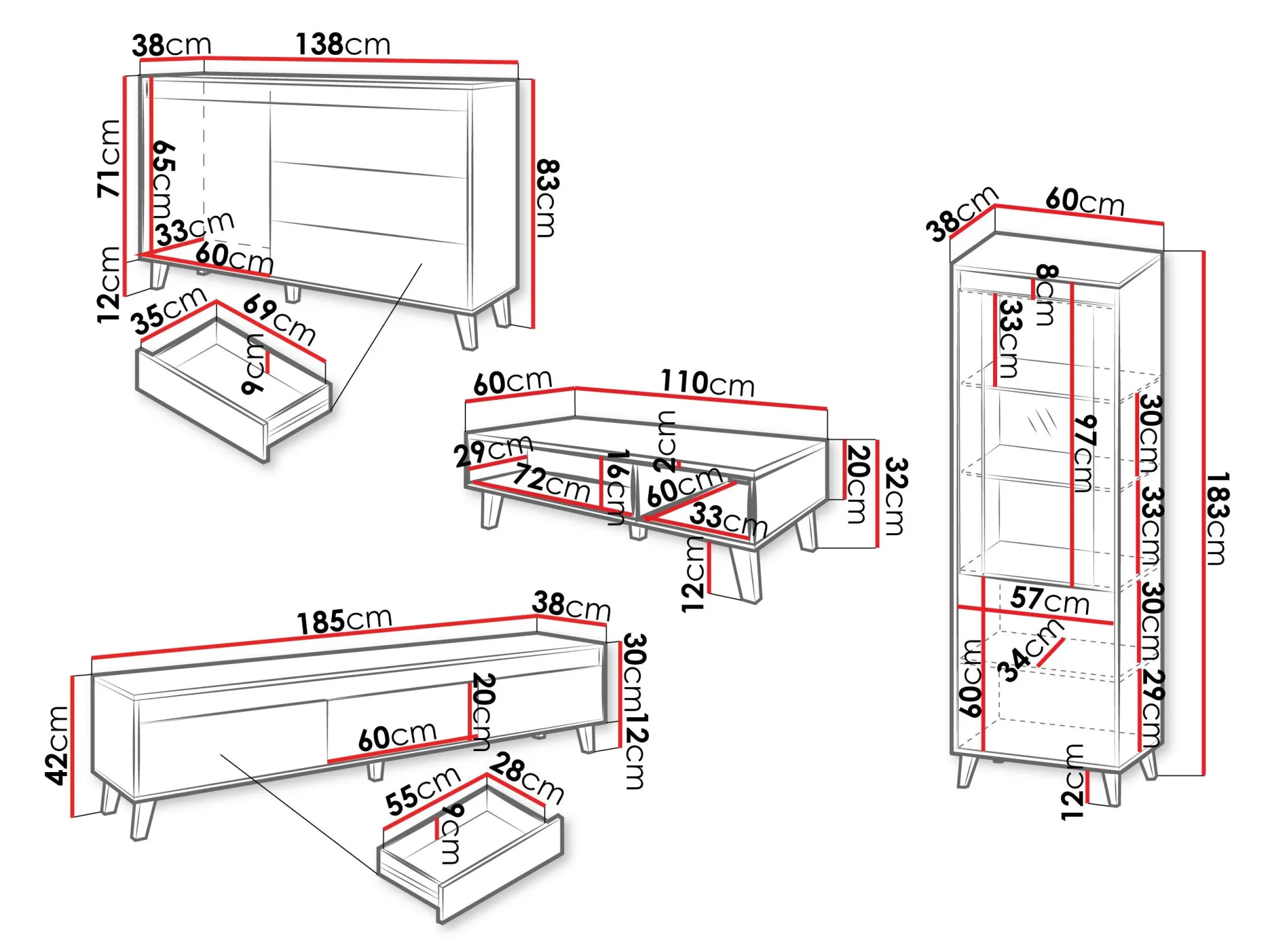 Stuemøbelsæt Munus