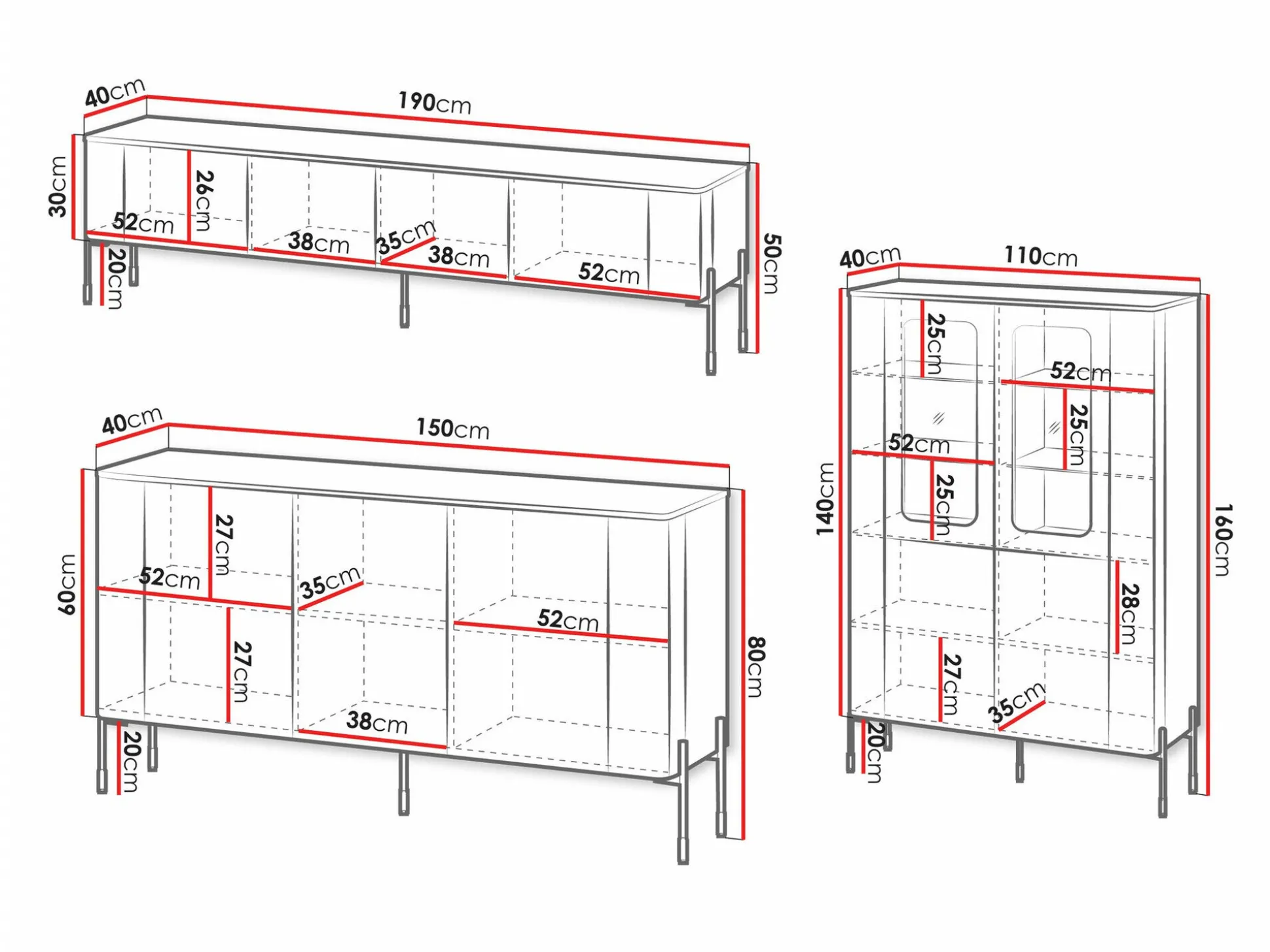 Stuemøbelsæt Nobilitas (Kashmir)