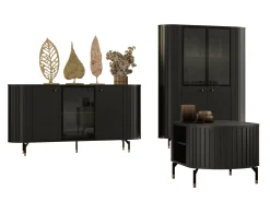 Stuemøbelsæt Novmono 111 (Sort)