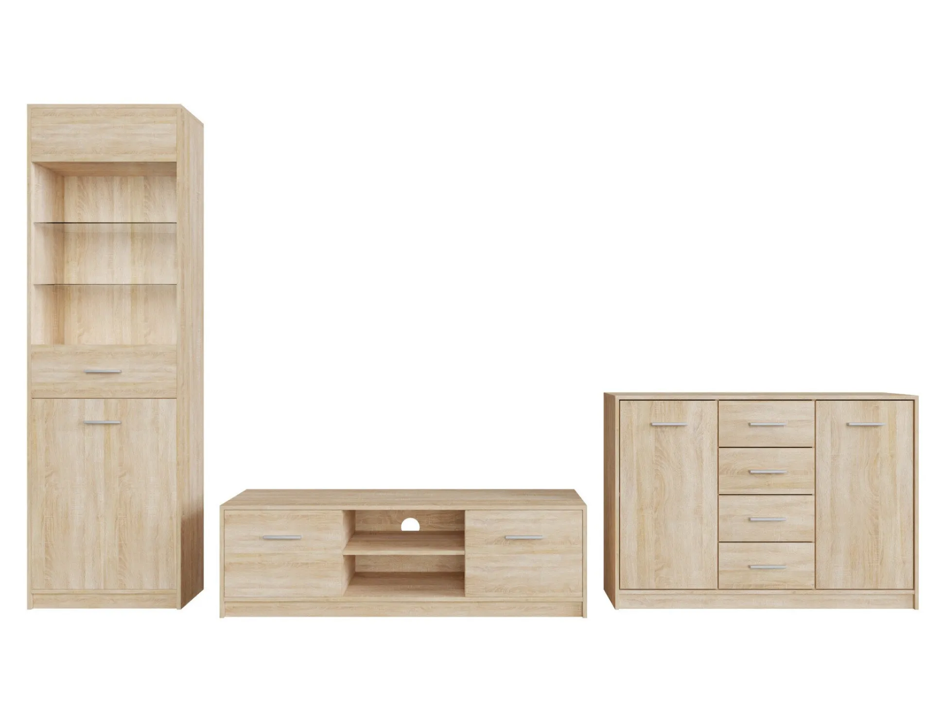 Stuemøbelsæt Novsore 162 (Sonoma eg)