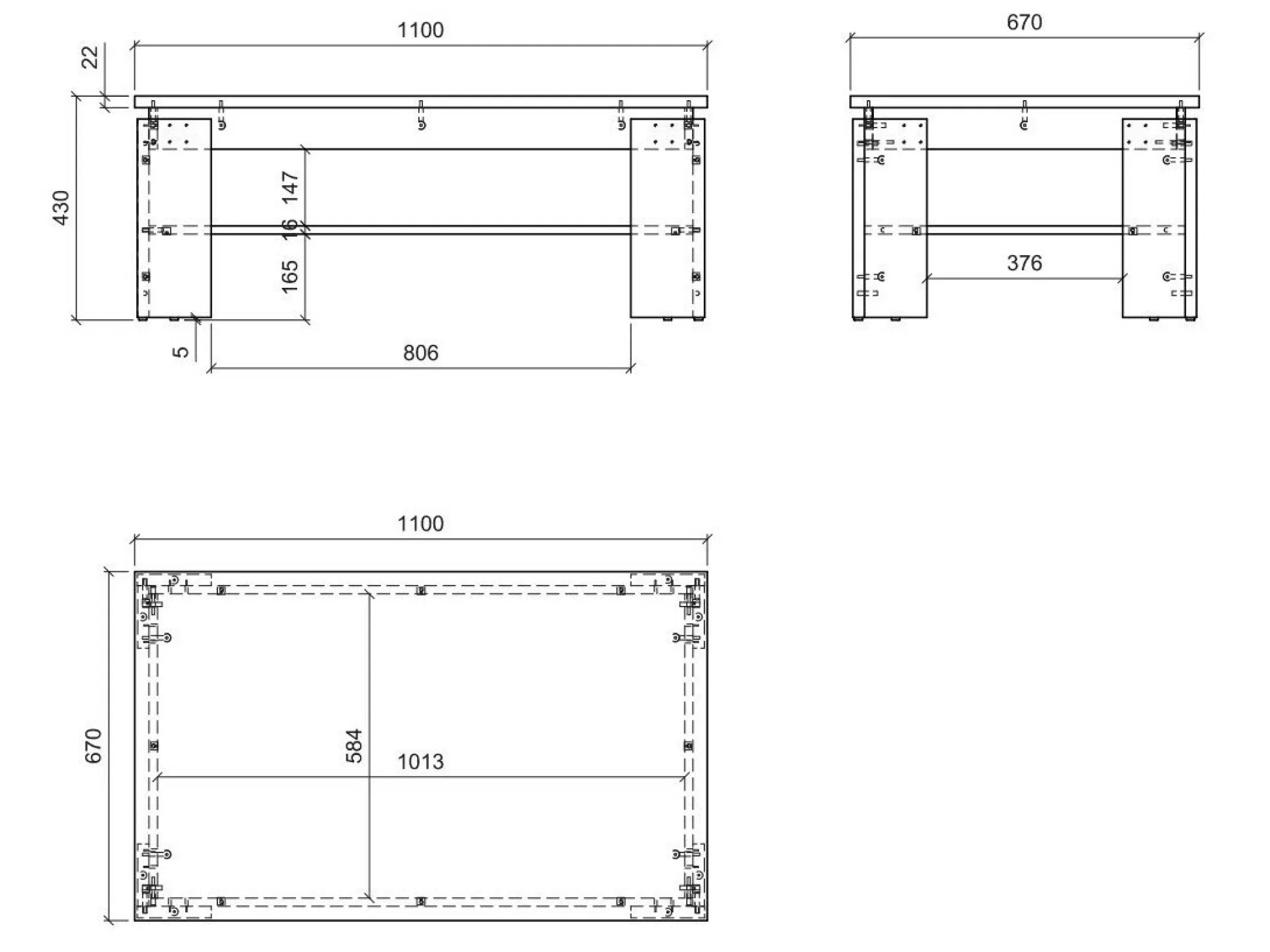 Stuemøbelsæt Numeri 123