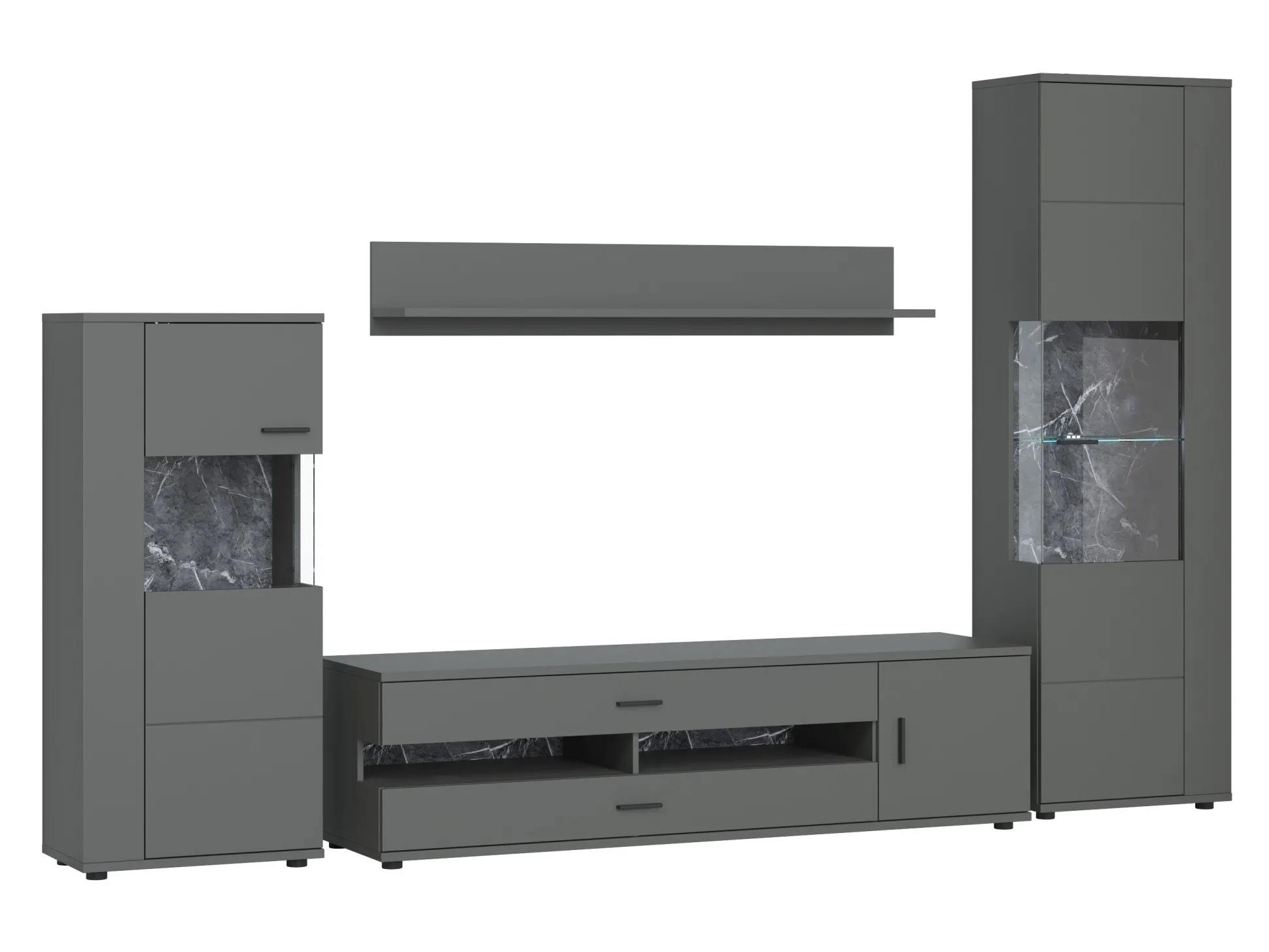 Stuemøbelsæt Ontario 161 (Grafit)