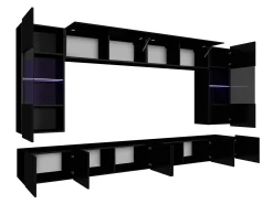 Stuemøbelsæt Remus I (Hvid + Glansfuld hvid)