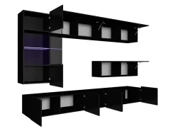 Stuemøbelsæt Remus IV (Sort + Blank sort)