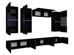 Stuemøbelsæt Remus XI (Hvid + Glansfuld hvid)