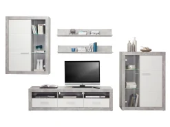 Stuemøbelsæt Romfera 116 (Grå + Hvid)