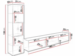 Stuemøbelsæt Sarasota 192 (Grafit)