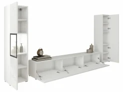 Stuemøbelsæt Sarasota 193 (Hvid + Wotan eg)