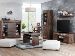 Stuemøbelsæt Serfeno 122 (Mørk aske)