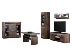 Stuemøbelsæt Serfeno 122 (Mørk aske)