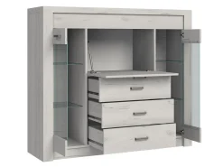 Stuemøbelsæt Serfeno 122 (Mørk aske)