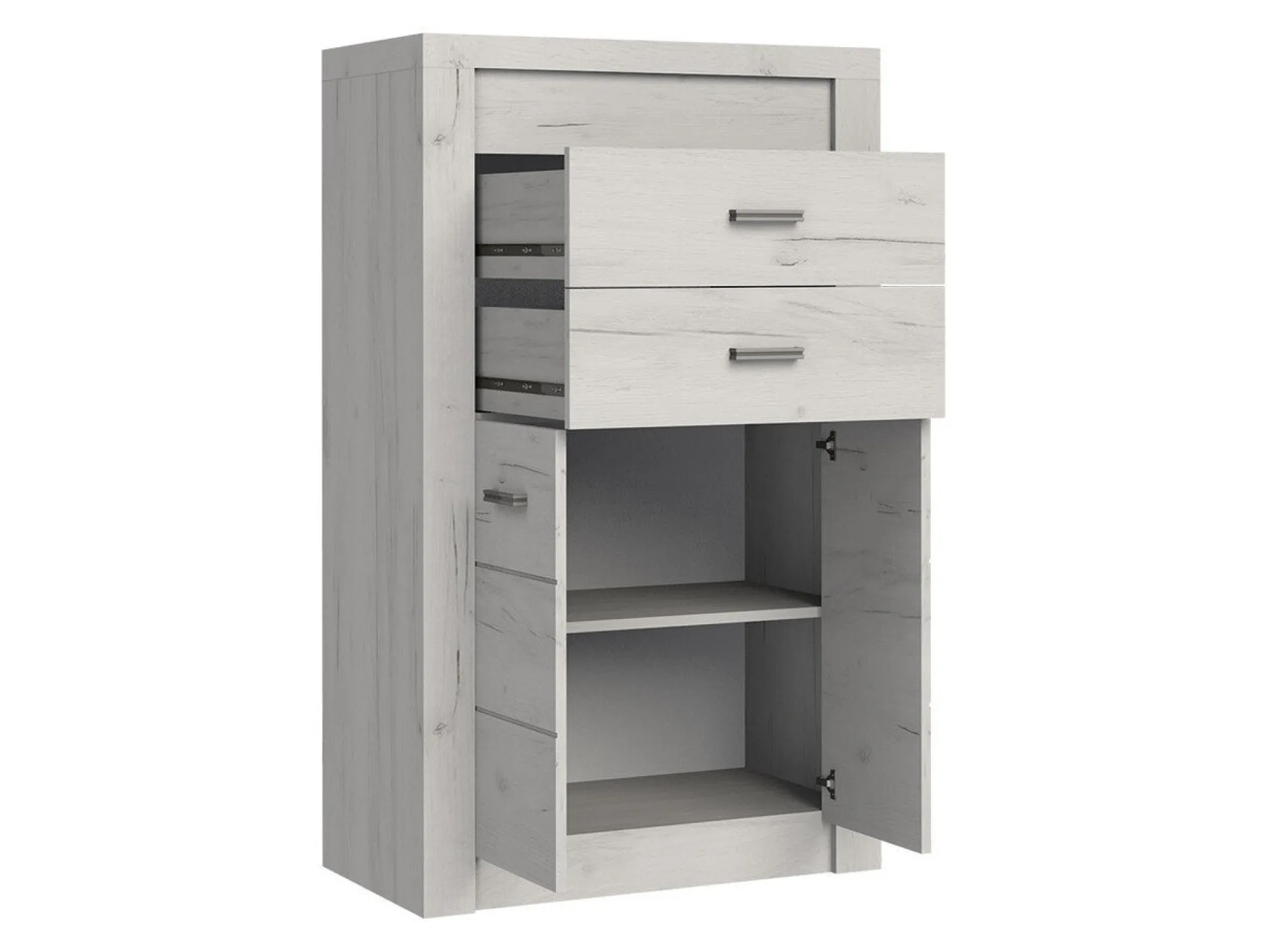 Stuemøbelsæt Serfeno 121 (Mørk aske)