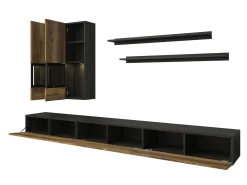 Stuemøbelsæt Serodeu 100 (Valnød + Mørkebrun)