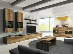 Stuemøbelsæt Serodeu 100 (Valnød + Mørkebrun)