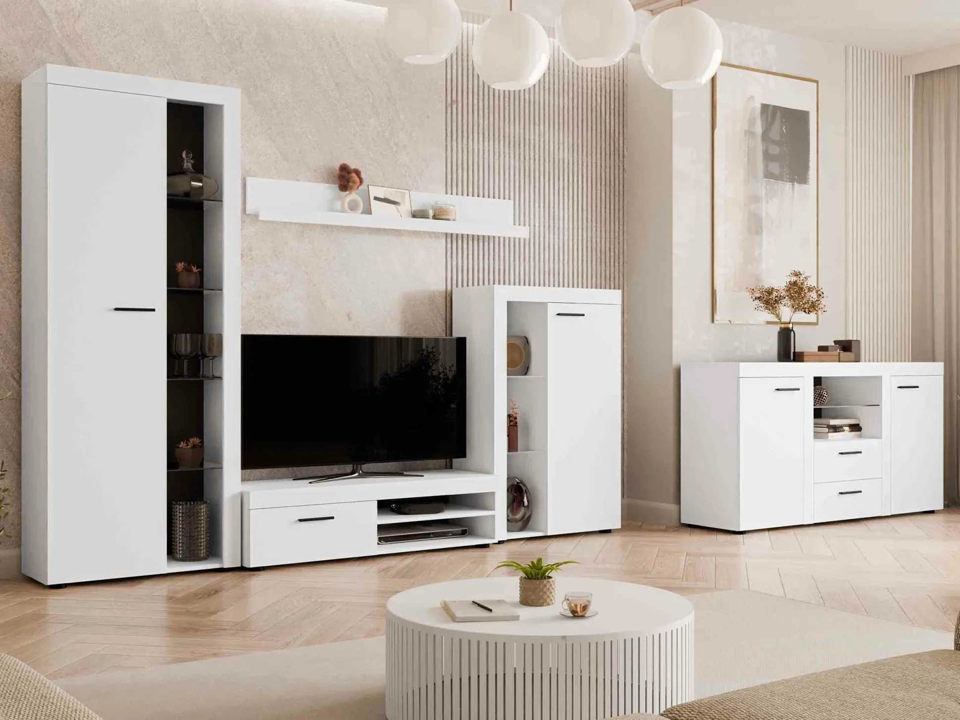 Stuemøbelsæt Soca I (Hvid)