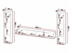 Stuemøbelsæt Species I (Sort)