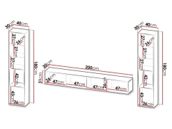 Stuemøbelsæt Species III (Sort)