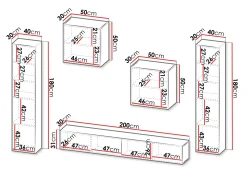 Stuemøbelsæt Species V (Sort)