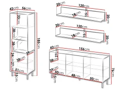 Stuemøbelsæt Studium I