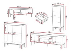 Stuemøbelsæt Tolete 108 (Beige)