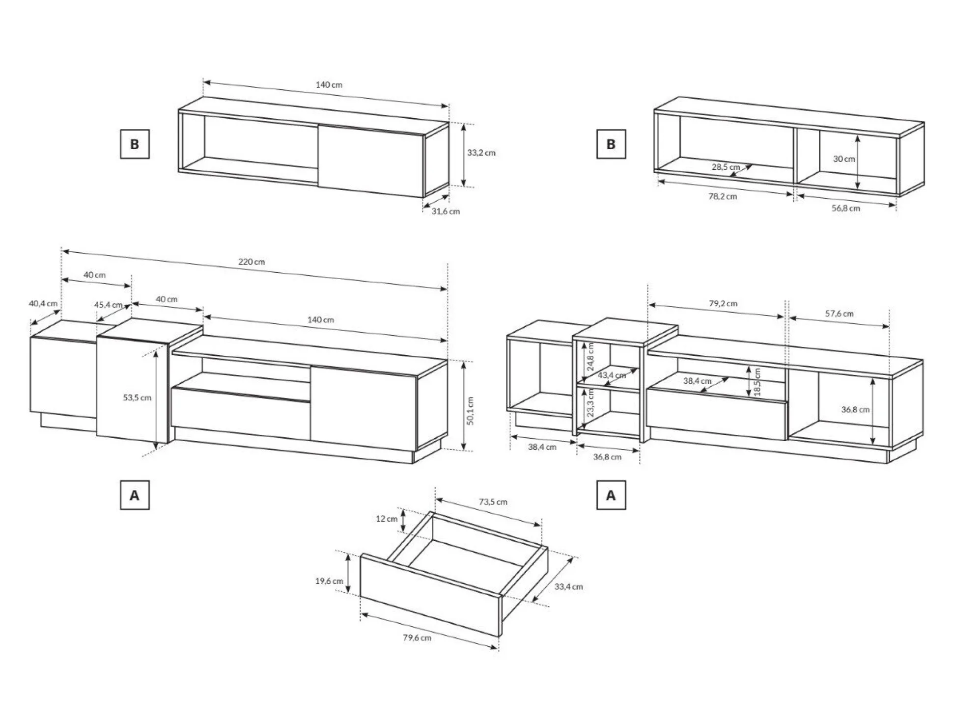 Stuemøbelsæt Tororli 102
