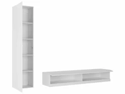 Stuemøbelsæt Vilrin VI (Sort + Blank sort)